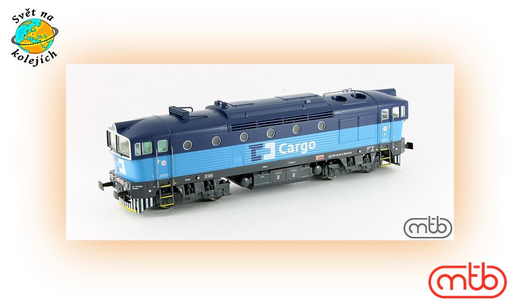 MTB 750 013 TT - DIESEL. LOK. "BREJLOVEC", ČD CARGO DIGITÁL ZVUK