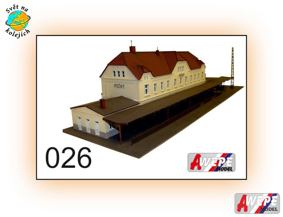 A WEPE 026 H0 - NÁDRAŽÍ PEČKY