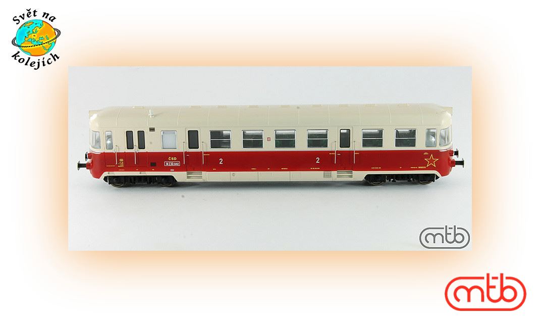MTB M240 005  H0 - MOTOROVÝ VŮZ M240 005, ČSD
