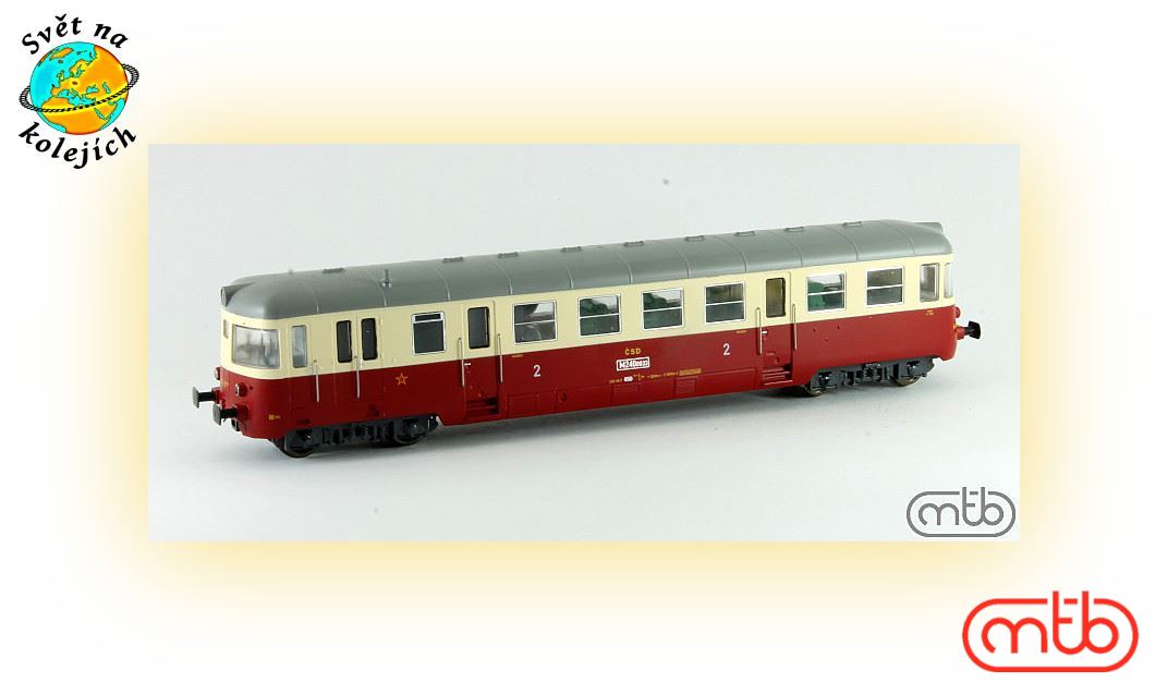 MTB M240 0033 H0 - MOTOROVÝ VŮZ M240 "SINGROVKA", ČSD ZVUK JACEK