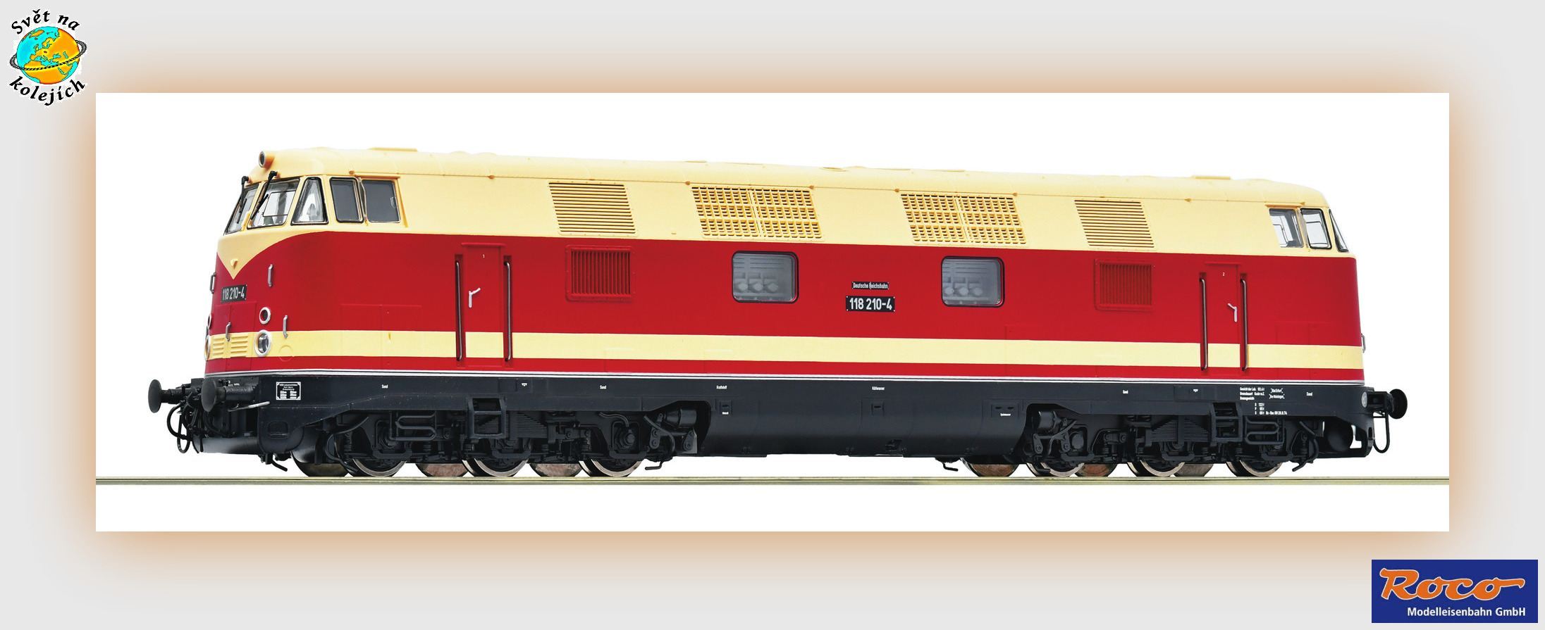 ROCO 7300060 H0 - DIESELOVÁ LOK. 118 210-4, DR