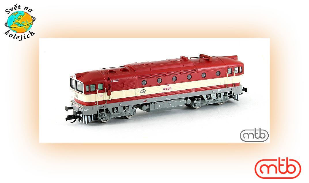 MTB 750 264 TT - DIESEL. LOK. 750 264 "BREJLOVEC", ČD ZVUK JACEK