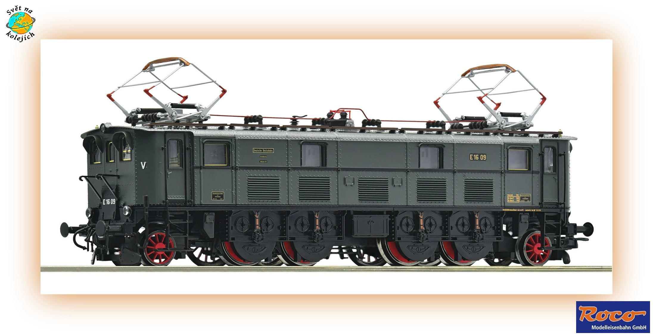 ROCO 7500142 H0 - ELEKTRICKÁ LOK. E 16 09, DRG