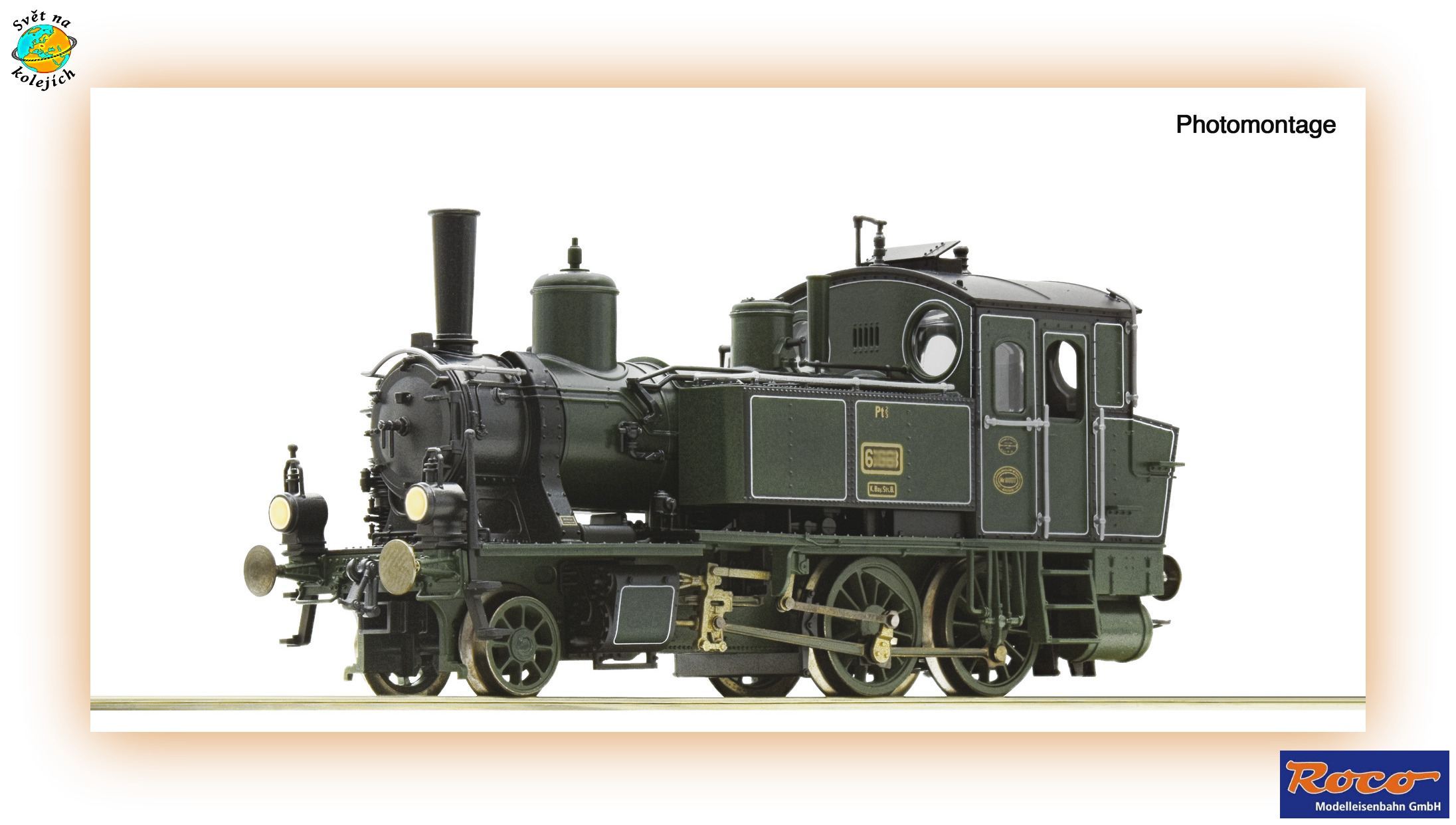 ROCO 7100037 H0 - PARNÍ LOKOMOTIVA  řady Pt 2/3 , K.Bay.Sts.B.
