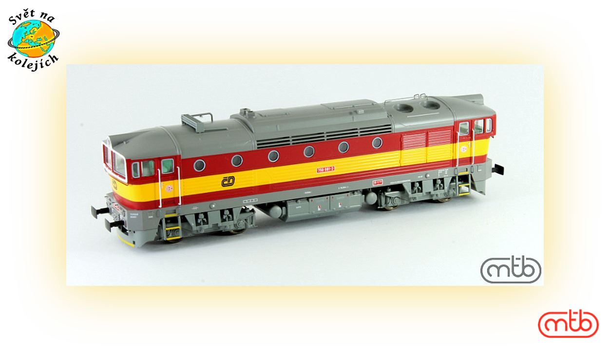 MTB 750 081/J H0 - DIESEL. LOK. 750 081 "BREJLOVEC", ČD ZVUK JACEK