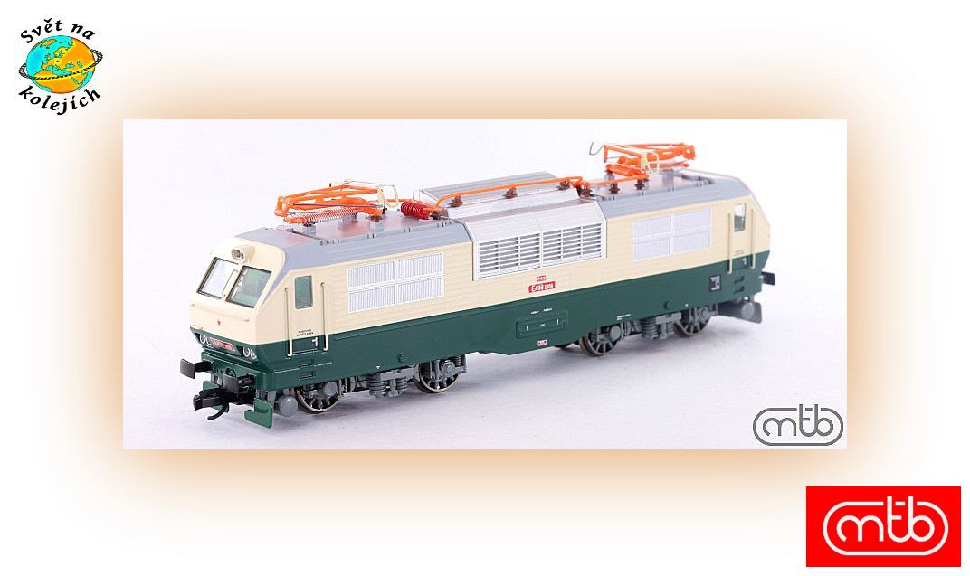 MTB ČSD E499 2009 TT - ELEKTRICKÁ LOKOMOTIVA ČSD E499 "BANÁN", ČSD