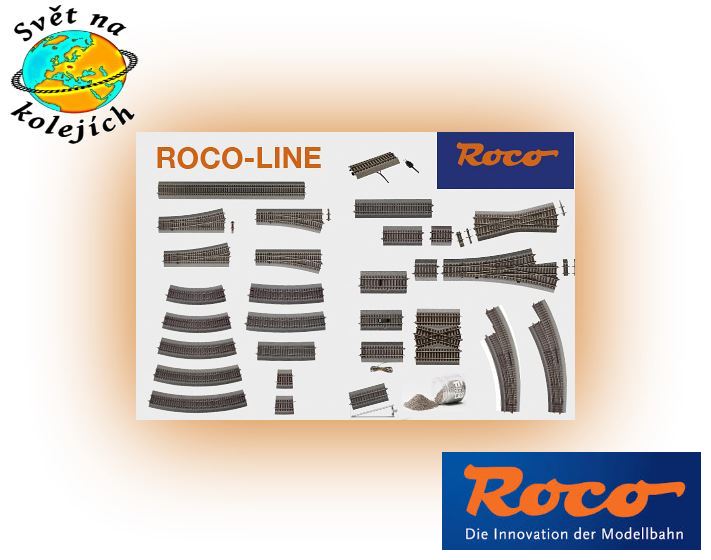 ROCO 42508 HO - OBLOUKOVÁ KOLEJ R2 (¼), 7,5°