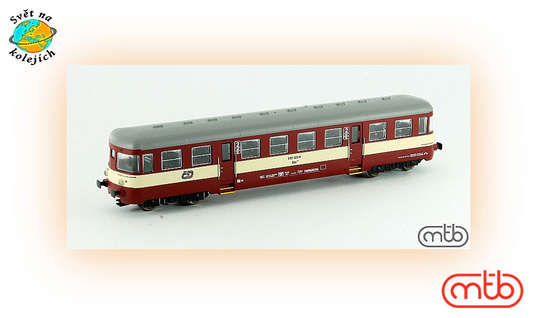 MTB Btx 761 239 TT - PŘÍPOJNÝ VŮZ, ČD