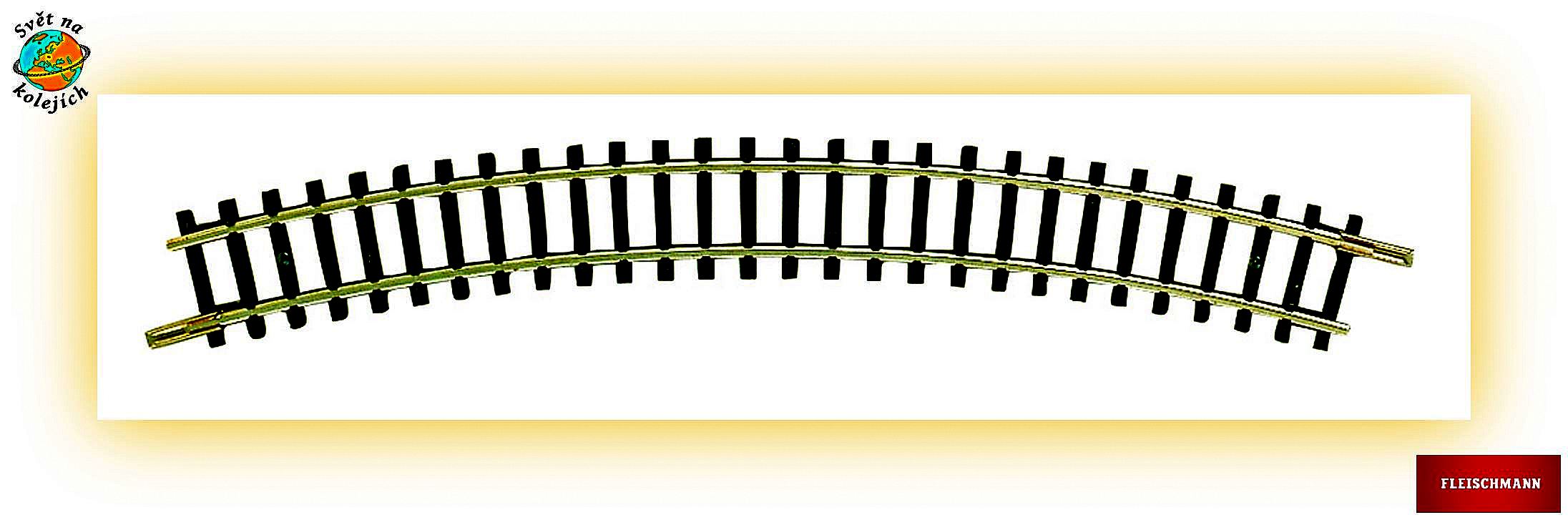 FLEISCHMANN 22223 N -  OBLOUKOVÁ KOLEJ 30°, R3=261,8 mm