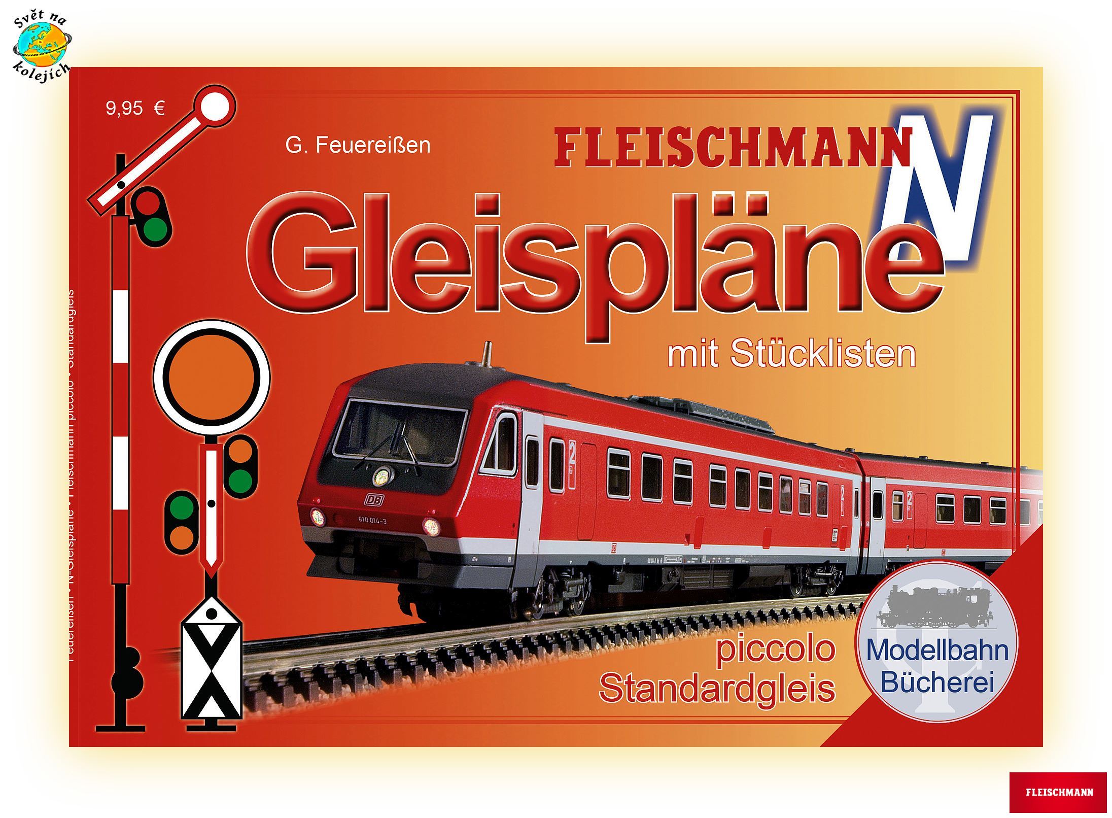 FLEISCHMANN 81399 N - PLANY KOLEJIŠŤ PRO KOLEJIVO S PODLOŽÍM