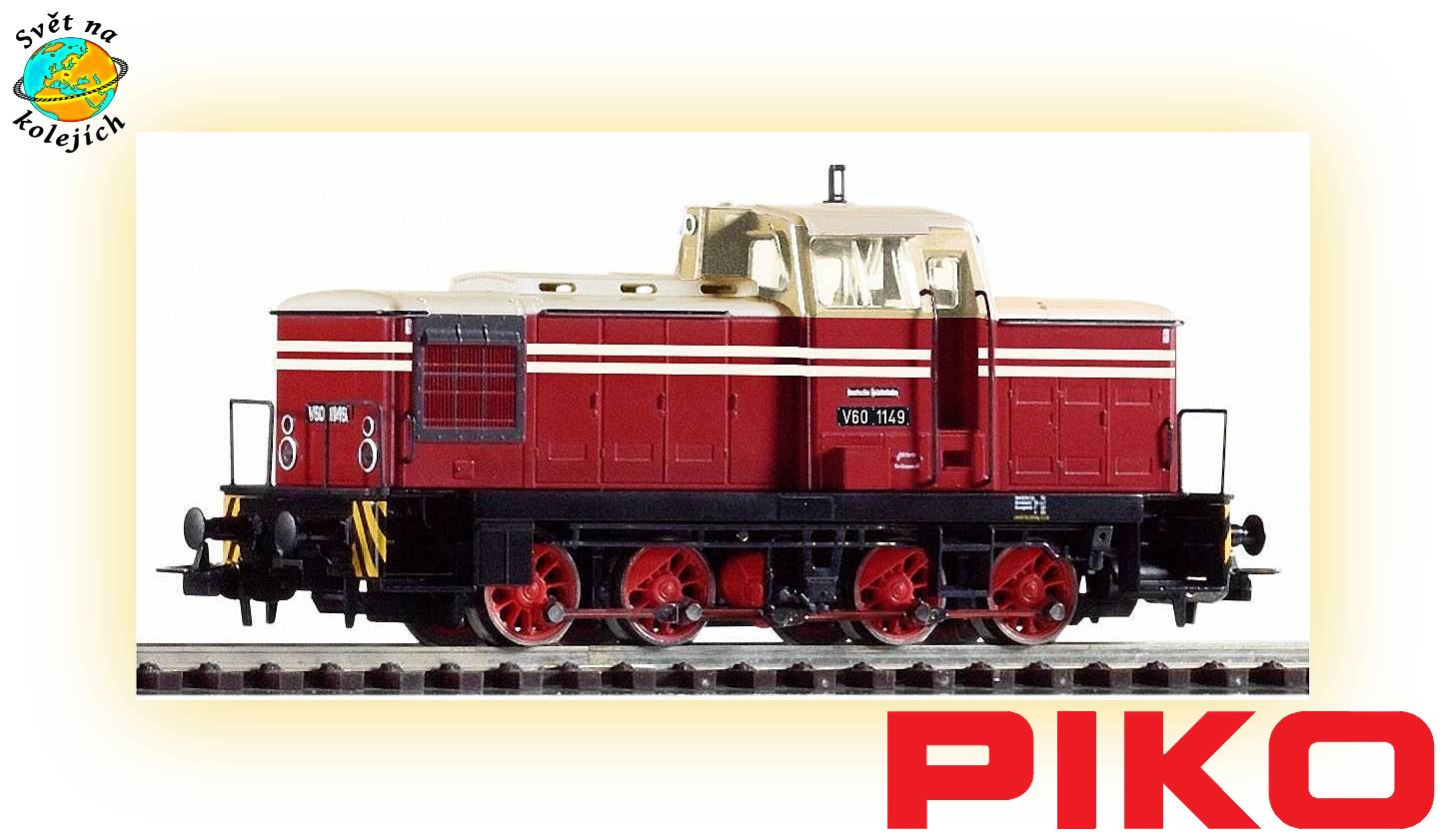 PIKO 59436 HO - DIESELOVÁ LOK. V 60. DR