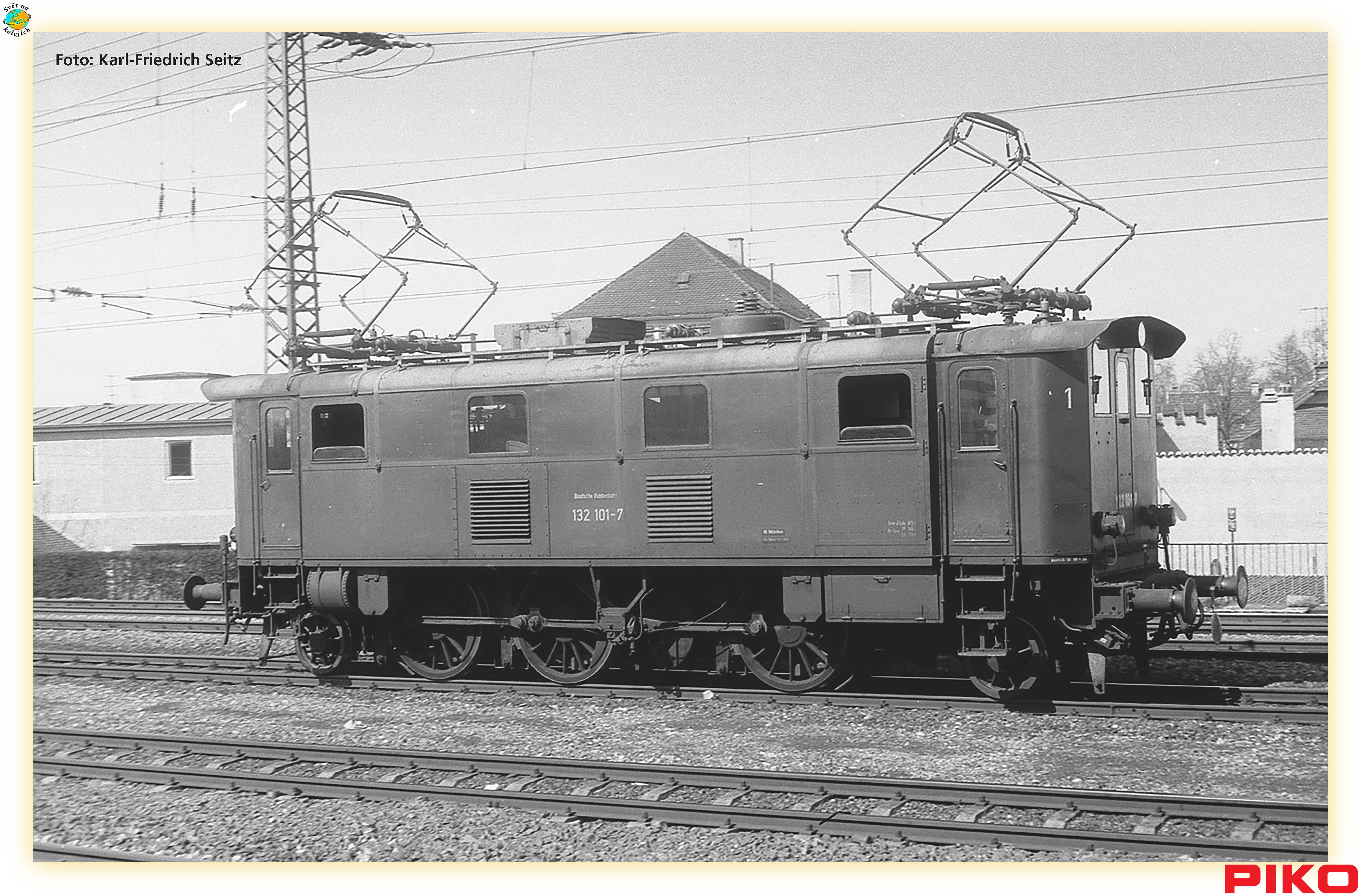 PIKO 51415 HO - ELEKTRICKÁ LOKOMOTIVA BR 132 DB DIGITÁL ZVUK