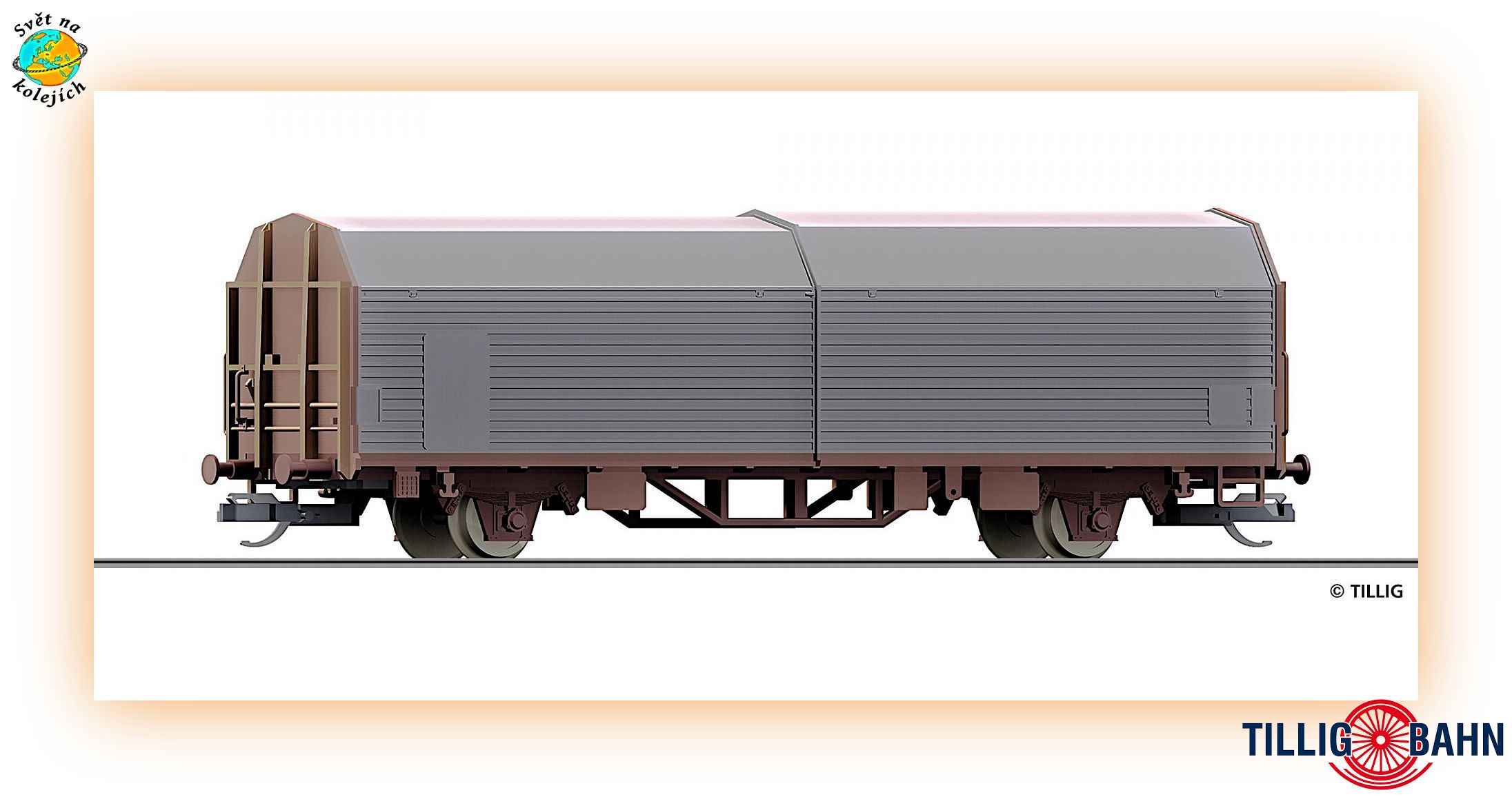 TILLIG 14860 TT - NÁKLADNÍ KLANICOVÝ VŮZ Kils, ČD