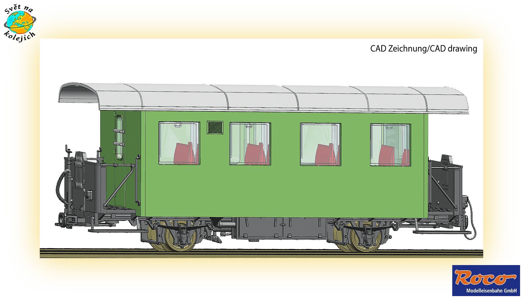 ROCO 34101 HOe - OSOBNÍCH VŮZ HOe, ÖBB