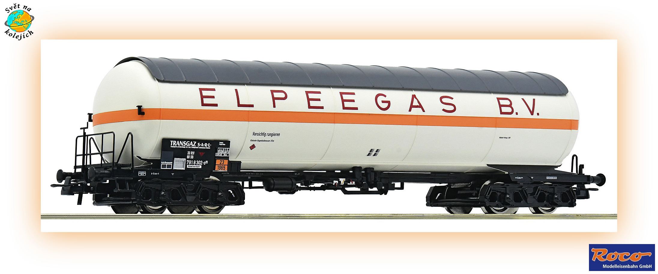ROCO 6600086 HO - CISTERNOVÝ VŮZ Zags, DB