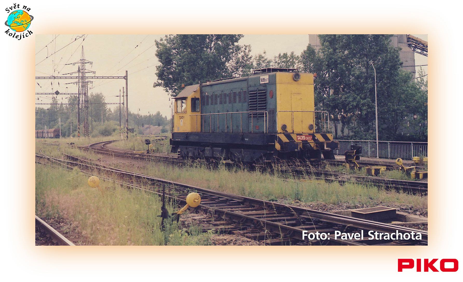 PIKO 52105 HO - DIESELOVÁ LOK. T435, NOVÁ HUŤ OSTRAVA 