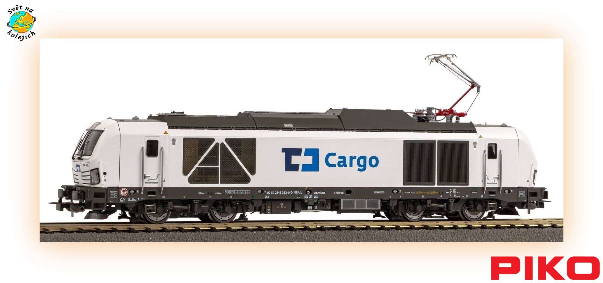 PIKO 51173 HO - ELEKTRICKÁ LOKOMOTIVA "VECTRON" BR 248, ČD CARGO
