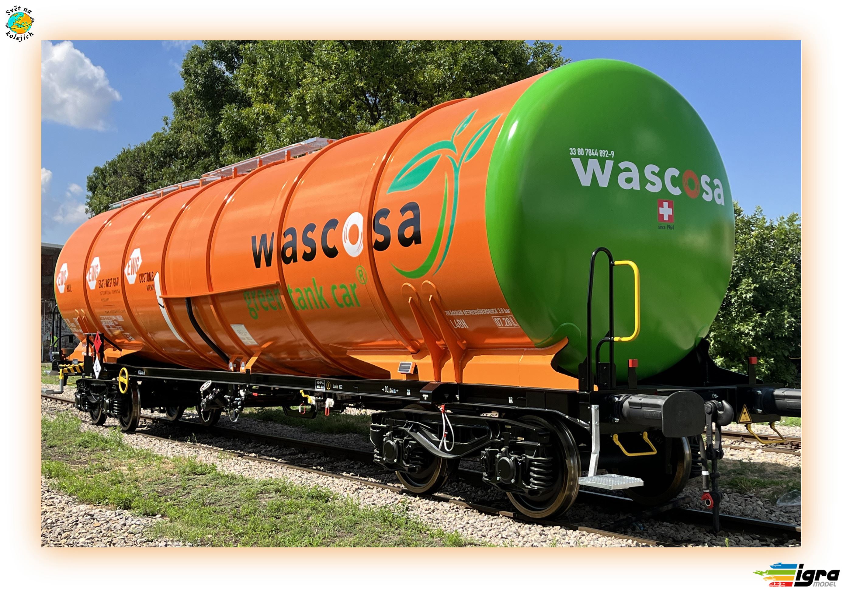 IGRA 96200061 TT - CISTERNOVÝ VŮZ  Zans 98 "GREEN TANK 3", WASCOSA