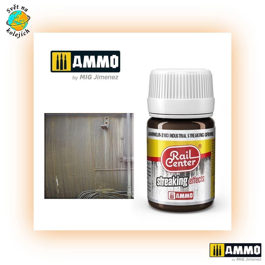 AMMO AMMO.R-2103 - RAIL CENTER, EFEKT STÉKAJÍCÍ PRŮMYSLOVÉ ŠPÍNY, 35ml