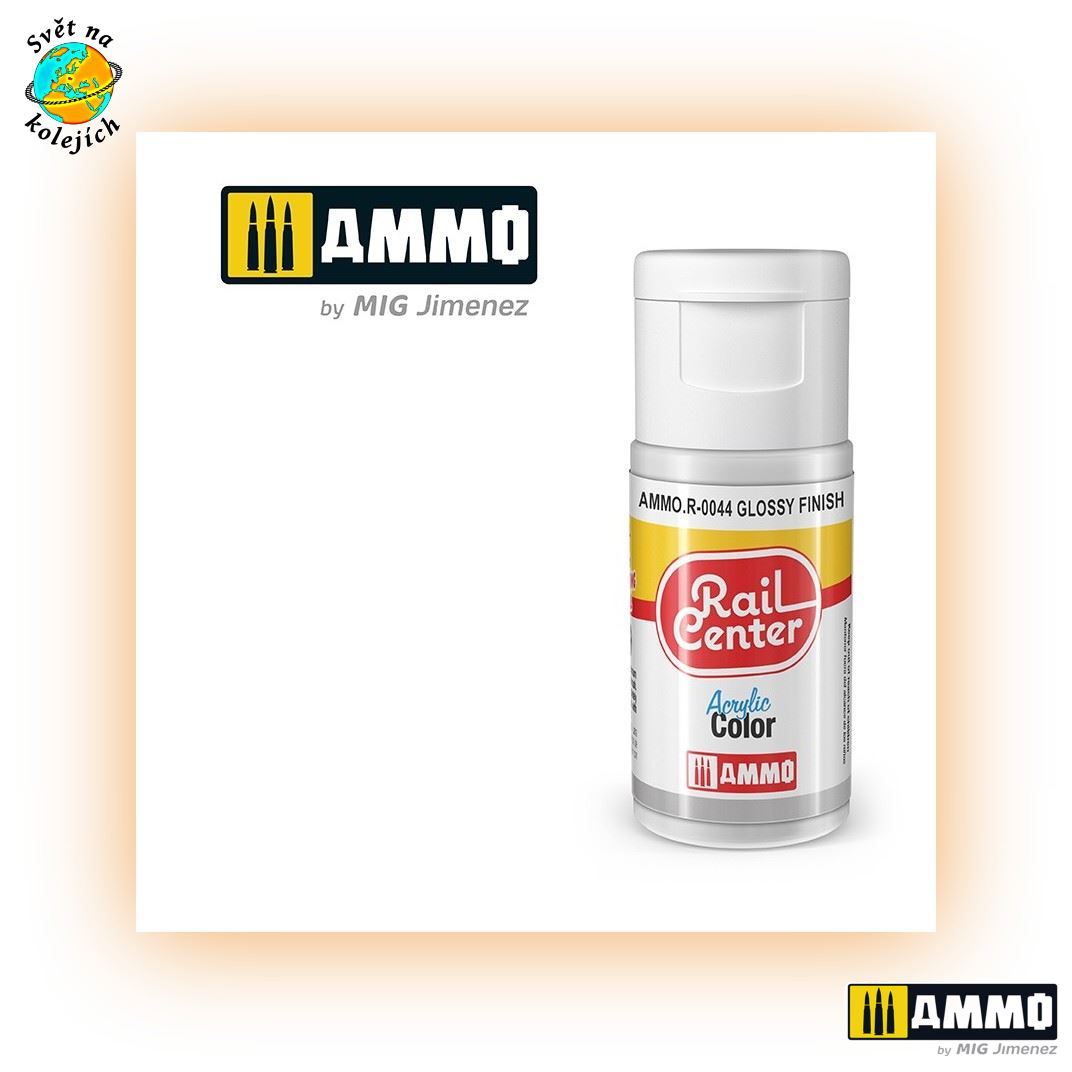 AMMO AMMO.R-0044 - RAIL CENTER, LESKLÝ POVRCH, 20ml