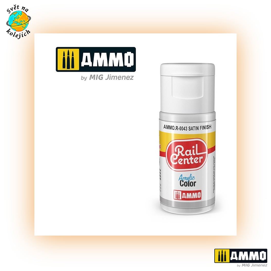 AMMO AMMO.R-0043 - RAIL CENTER, SATÉNOVÁ ÚPRAVA, 20ml