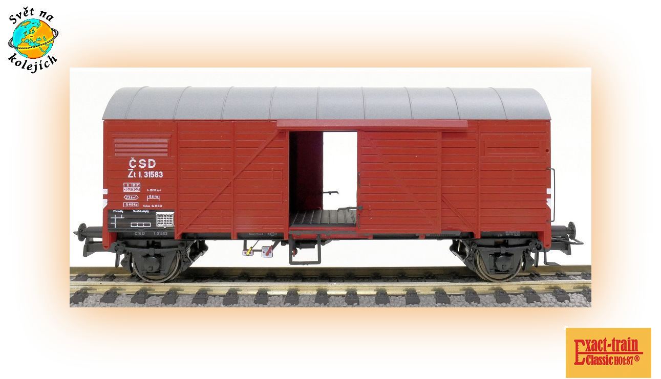 Exact-Train EX23700 H0 - NÁKLADNÍ VŮZ Zt, ČSD