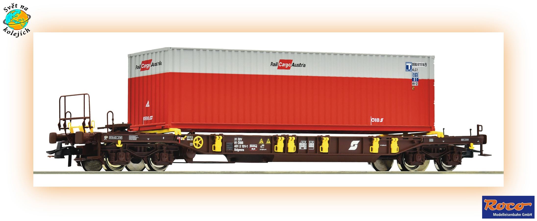 ROCO 67598 H0 - NÁKLADNÍ VŮZ T3, ÖBB