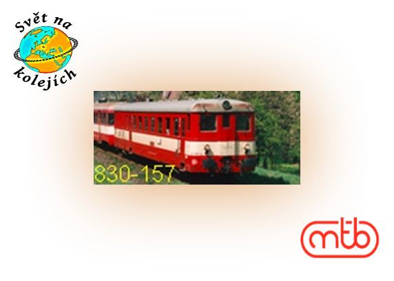 MTB 830 157 H0 - MOTOROVÝ VŮZ 830 157, ČD ZVUK JACEK
