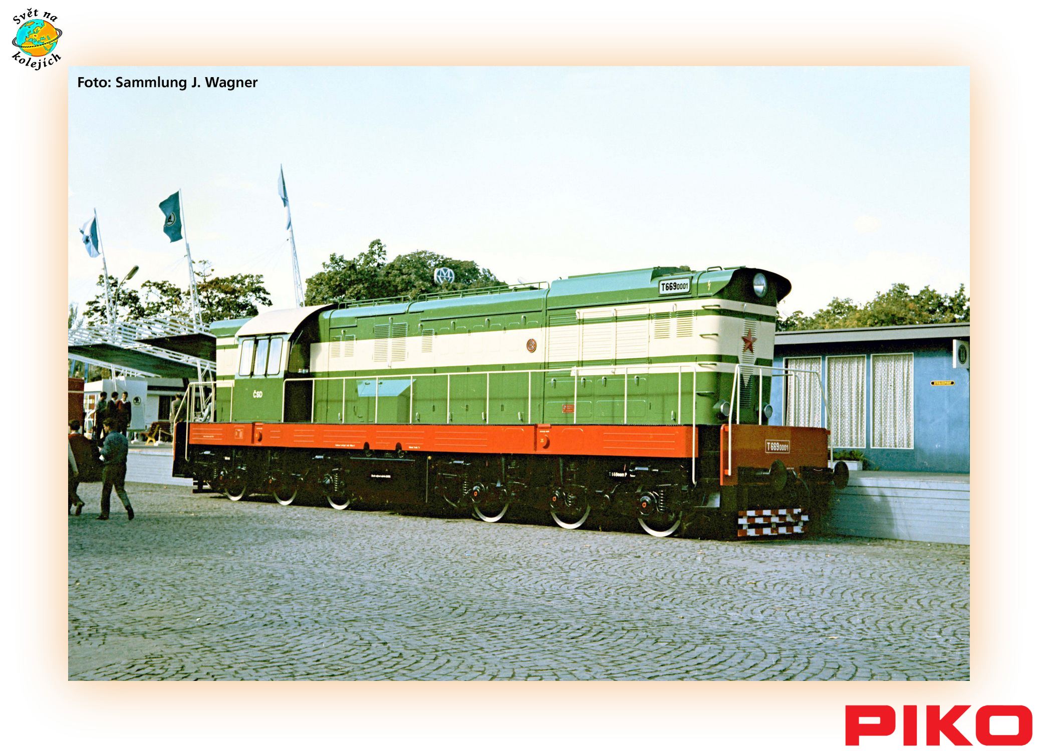 PIKO 59796 H0 - DIESEL.LOK. T669.0 "ČMELÁK", ČSD  DIGITÁL ZVUK