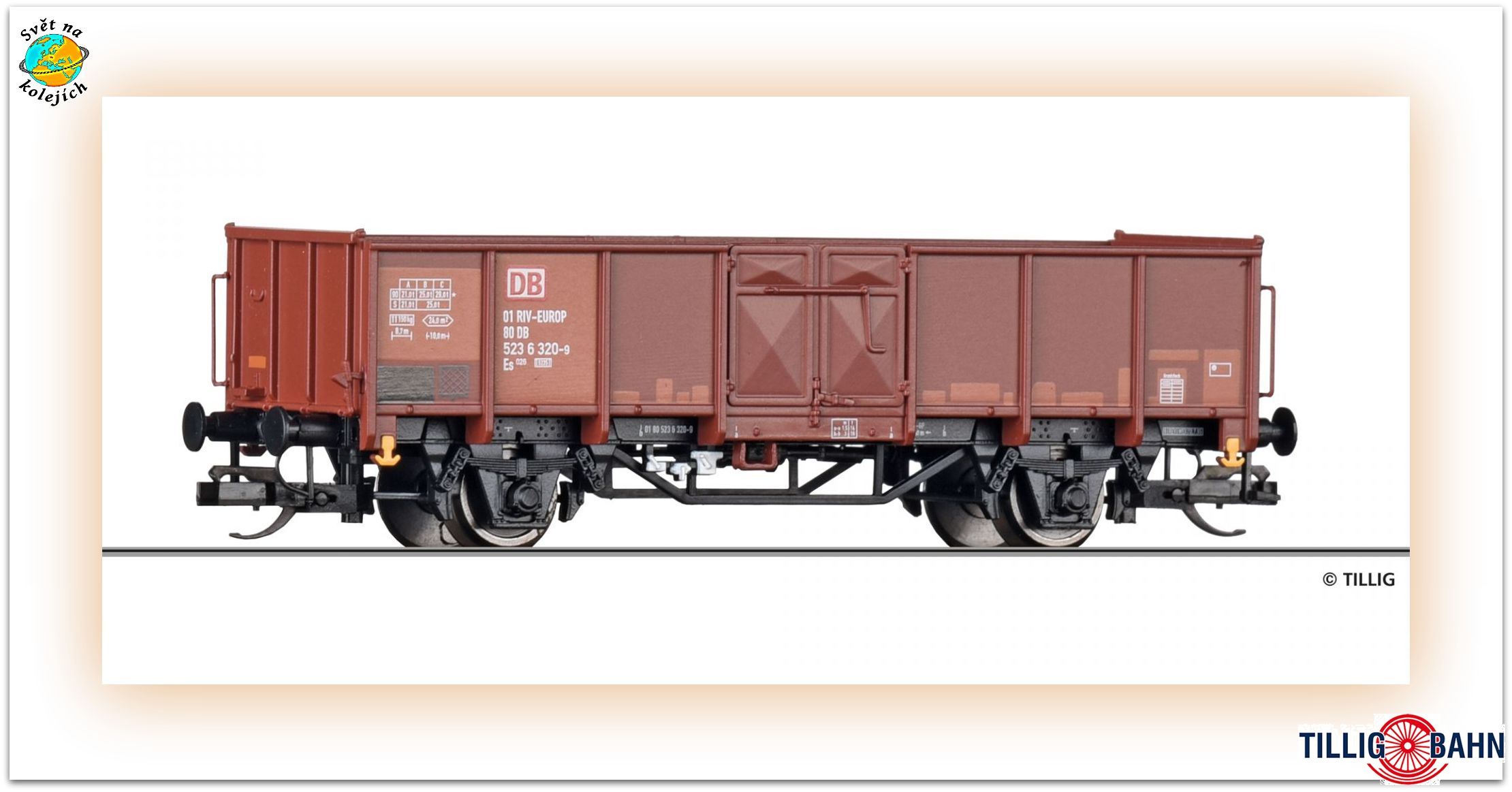 TILLIG 14096 TT - NÁKLADNÍ VŮZ Es 026, DB AG