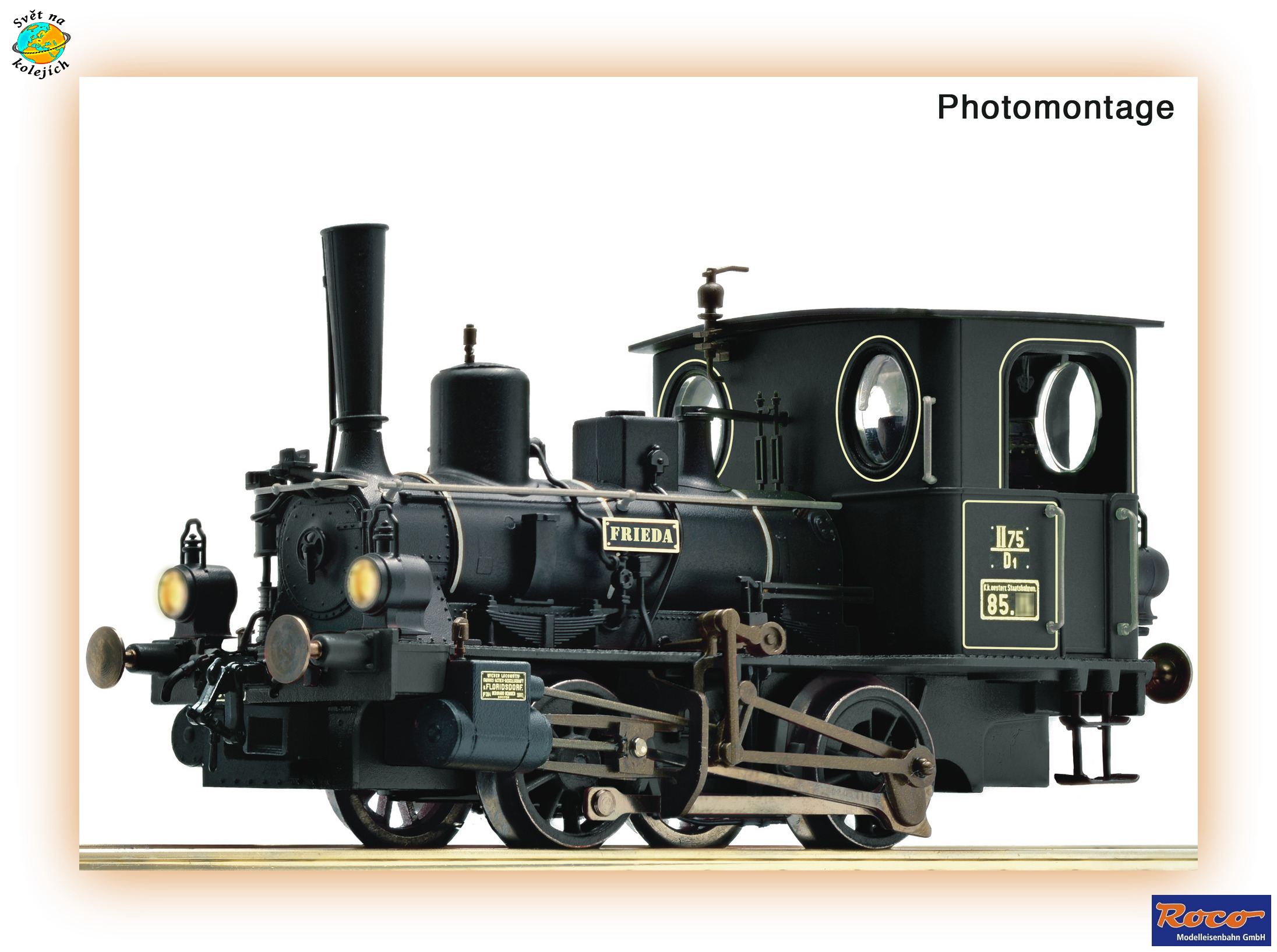 ROCO 7100048 HO - PARNÍ LOKOMOTIVARh 85, kkStB
