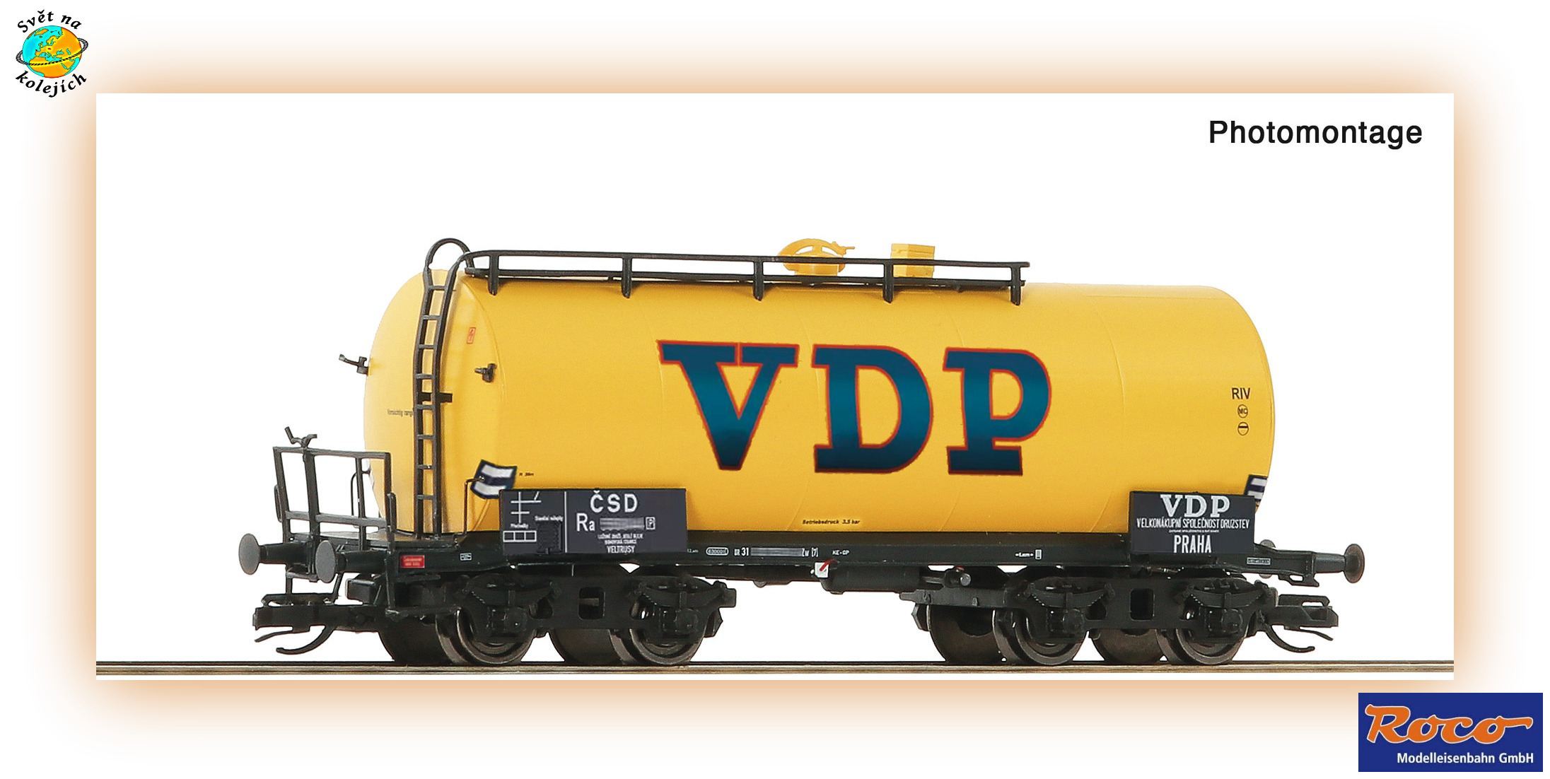 ROCO 6680039 TT - KOTLOVÝ VŮZ Ra, ČSD