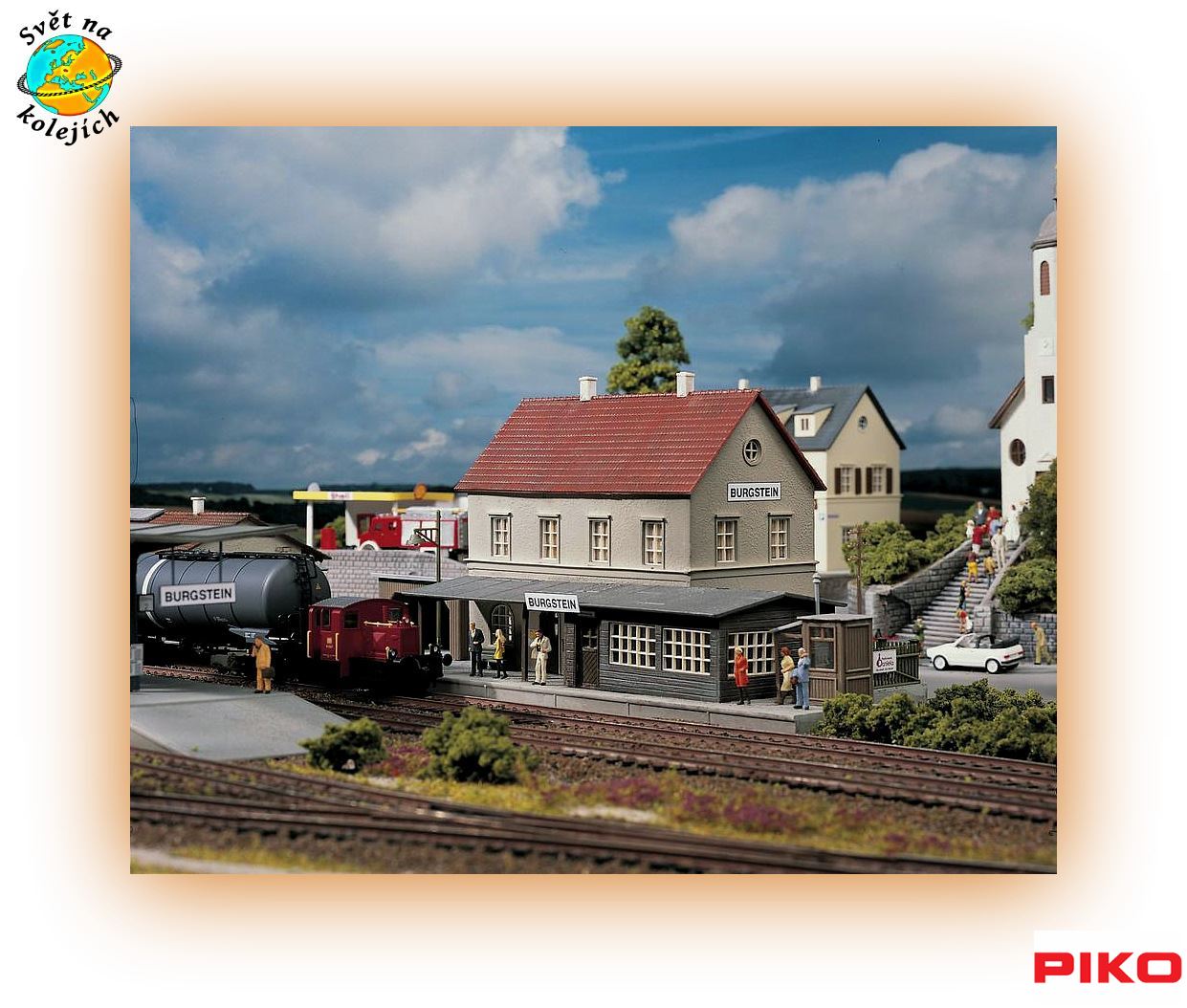 PIKO 61820 H0 - NÁDRAŽÍ " BURGSTEIN "