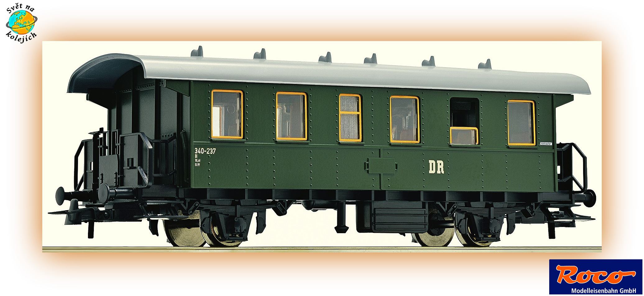 ROCO 44227 H0 - OSOBNÍ VŮZ 2. třídy, DR