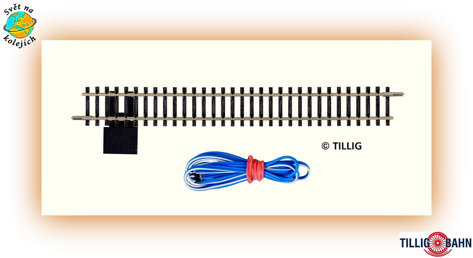 TILLIG 83149 TT - PŘIPOJOVACÍ KOLEJ G1/166mm, DIGITAL