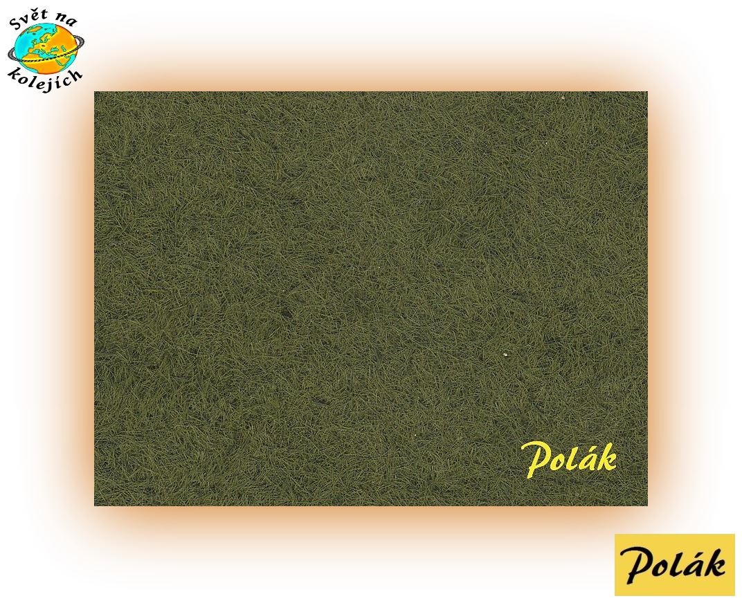 POLÁK 8207 - STATICKÁ TRÁVA 2mm / ZELENÁ TMAVÁ