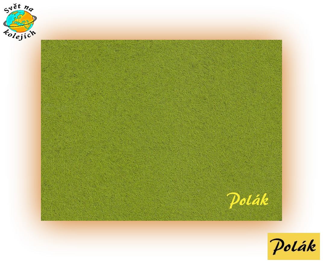 POLÁK 8101 - STATICKÁ TRÁVA 1mm / ZELENÁ JARNÍ