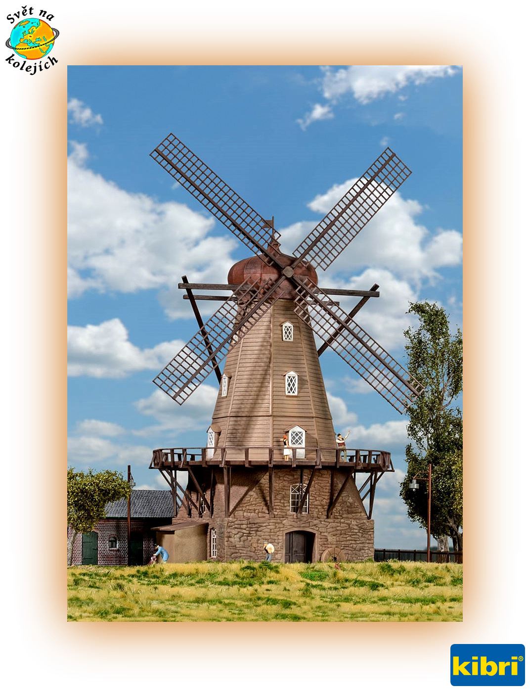 KIBRI 39151 HO - VĚTRNÝ MLÝN
