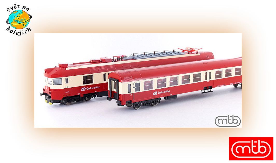 MTB 560.024 + 060.033 H0 - ELEKTRICKÁ JEDNOTKA 560 "PANŤÁK", ČD MTB 560.024 + 060.033 H0 - ELEKTRICKÁ JEDNOTKA 560 "PANŤÁK", ČD