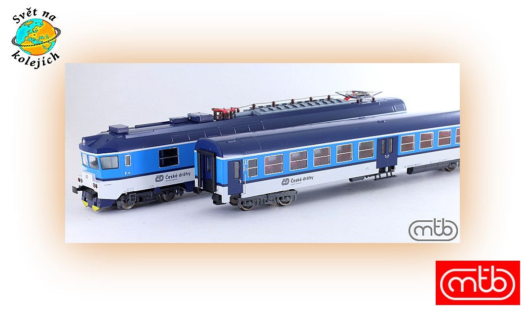 MTB 560.008 + 060.016 H0 - ELEKTRICKÁ JEDNOTKA 560 "PANŤÁK", ČD MTB 560.008 + 060.016 H0 - ELEKTRICKÁ JEDNOTKA 560 "PANŤÁK", ČD