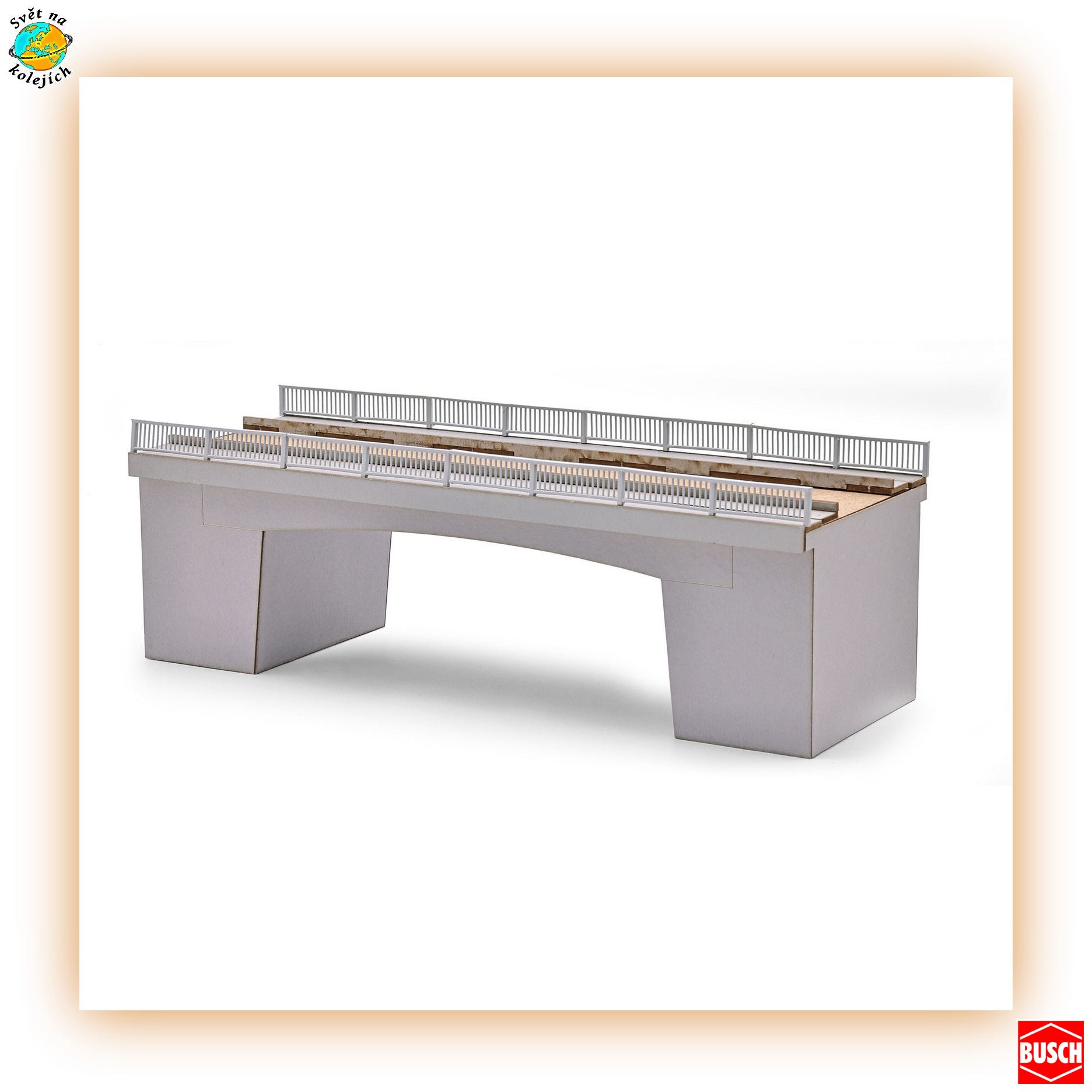 BUSCH 8843 TT - Betonový silniční/železniční most