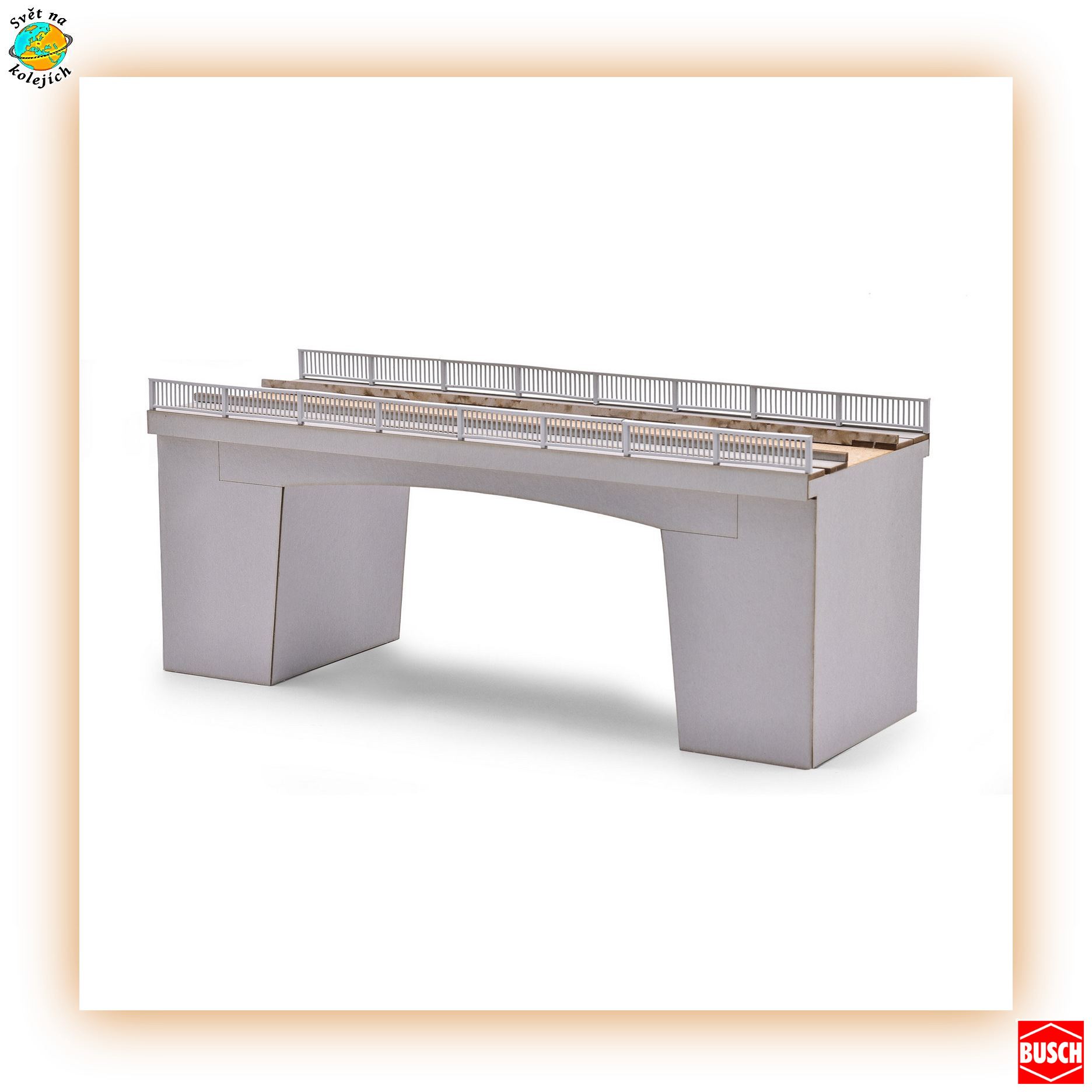 BUSCH 8842 TT - Betonový silniční/železniční most
