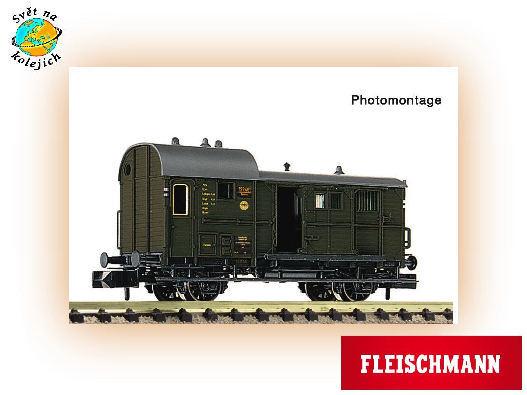 FLEISCHMANN 6660146 N - SLUŽEBNÍ VŮZ typ Pwg, DRG