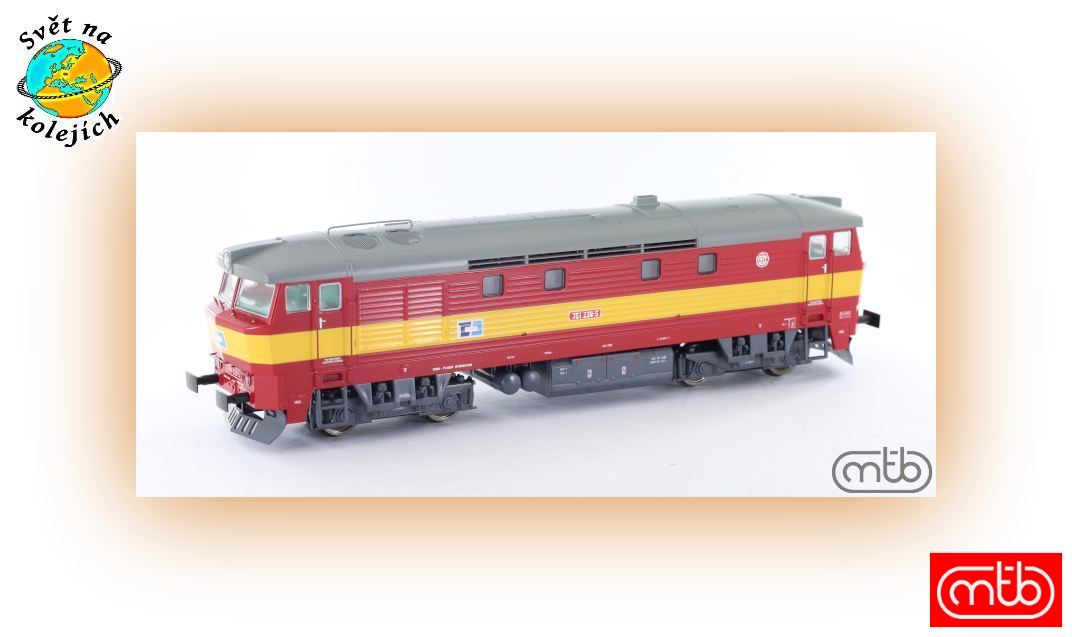 MTB 751 239 H0 - DIESEL. LOK. "BARDOTKA", ČD CARGO 