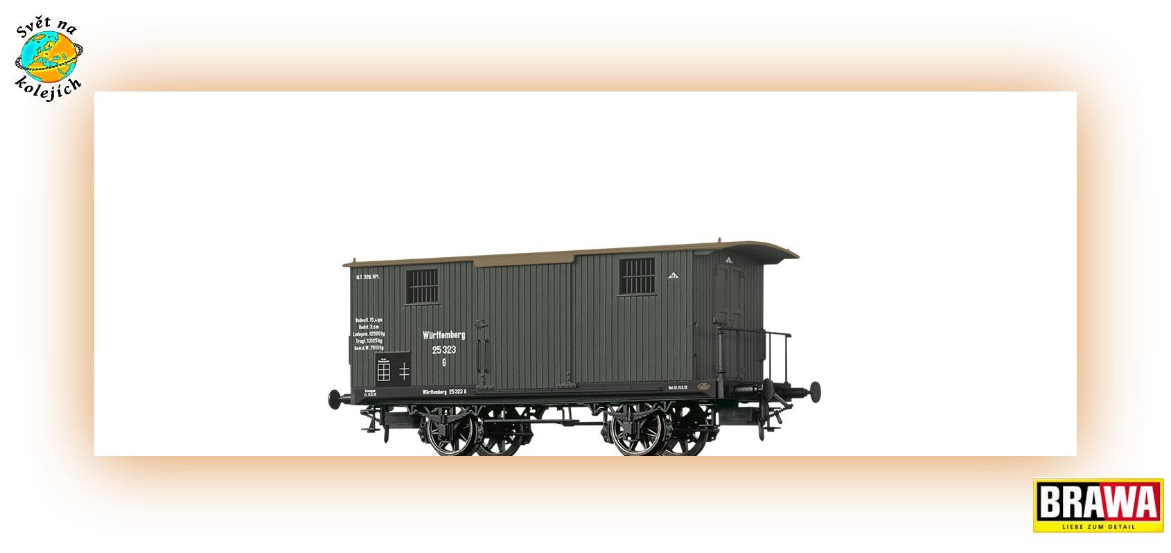 BRAWA 47727 H0 - NÁKLADNÍ VŮZ G, K.W.St.E.