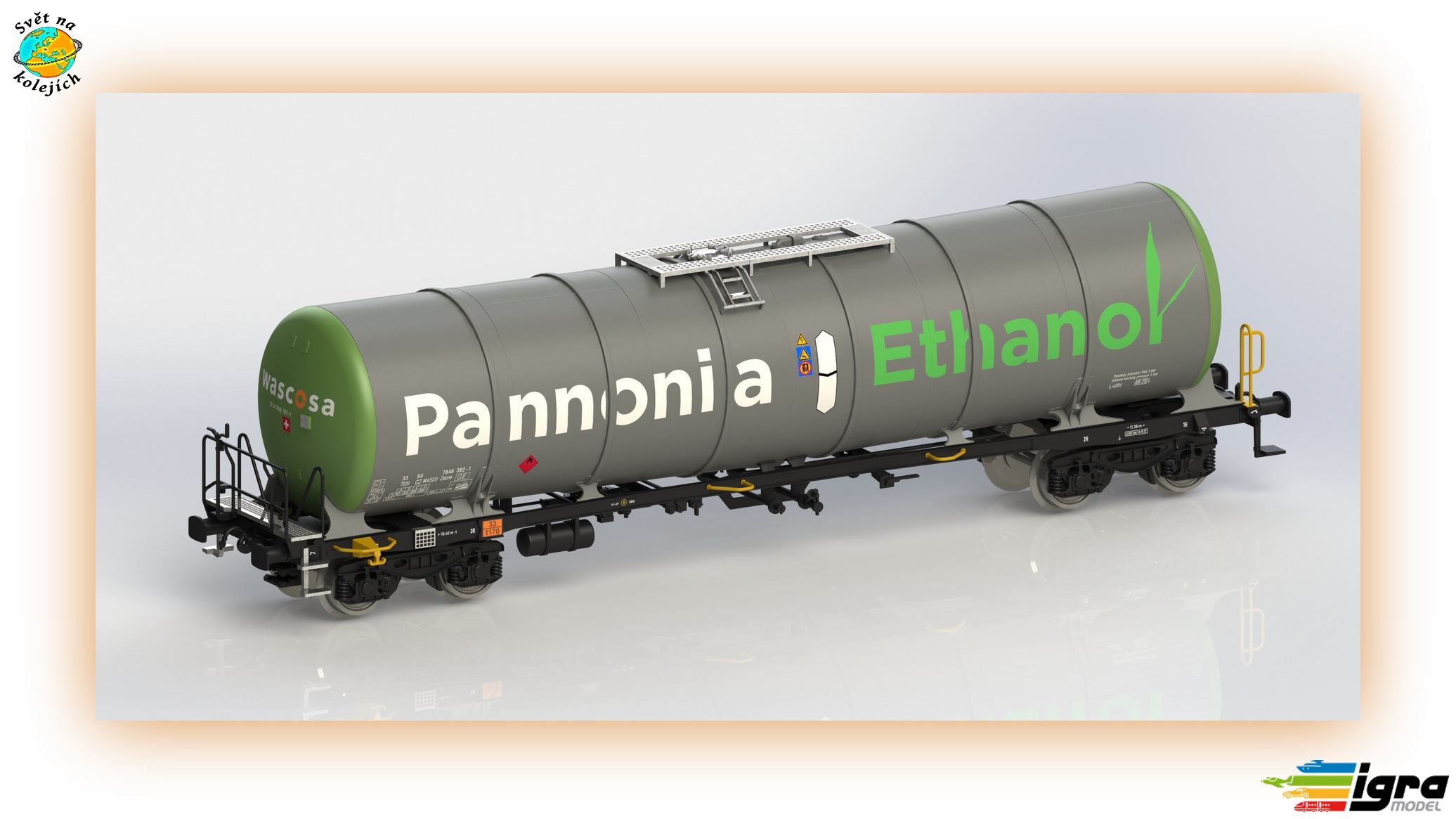 IGRA 96200092 TT - CISTERNOVÝ VŮZ Zacns 98, Pannonia Ethanol 2