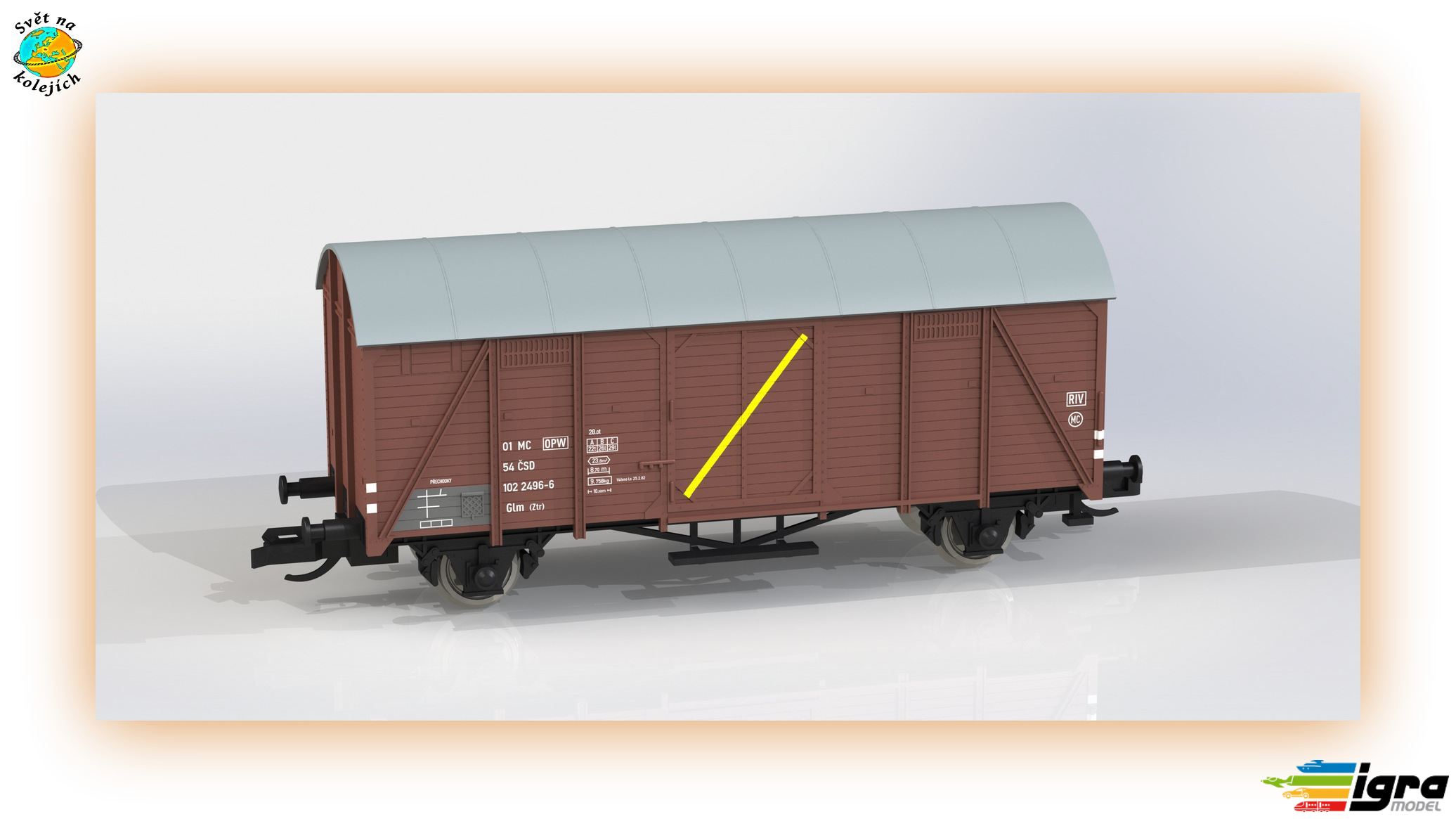 IGRA 96600016 TT - NÁKLADNÍ VŮZ Ztr, ČSD