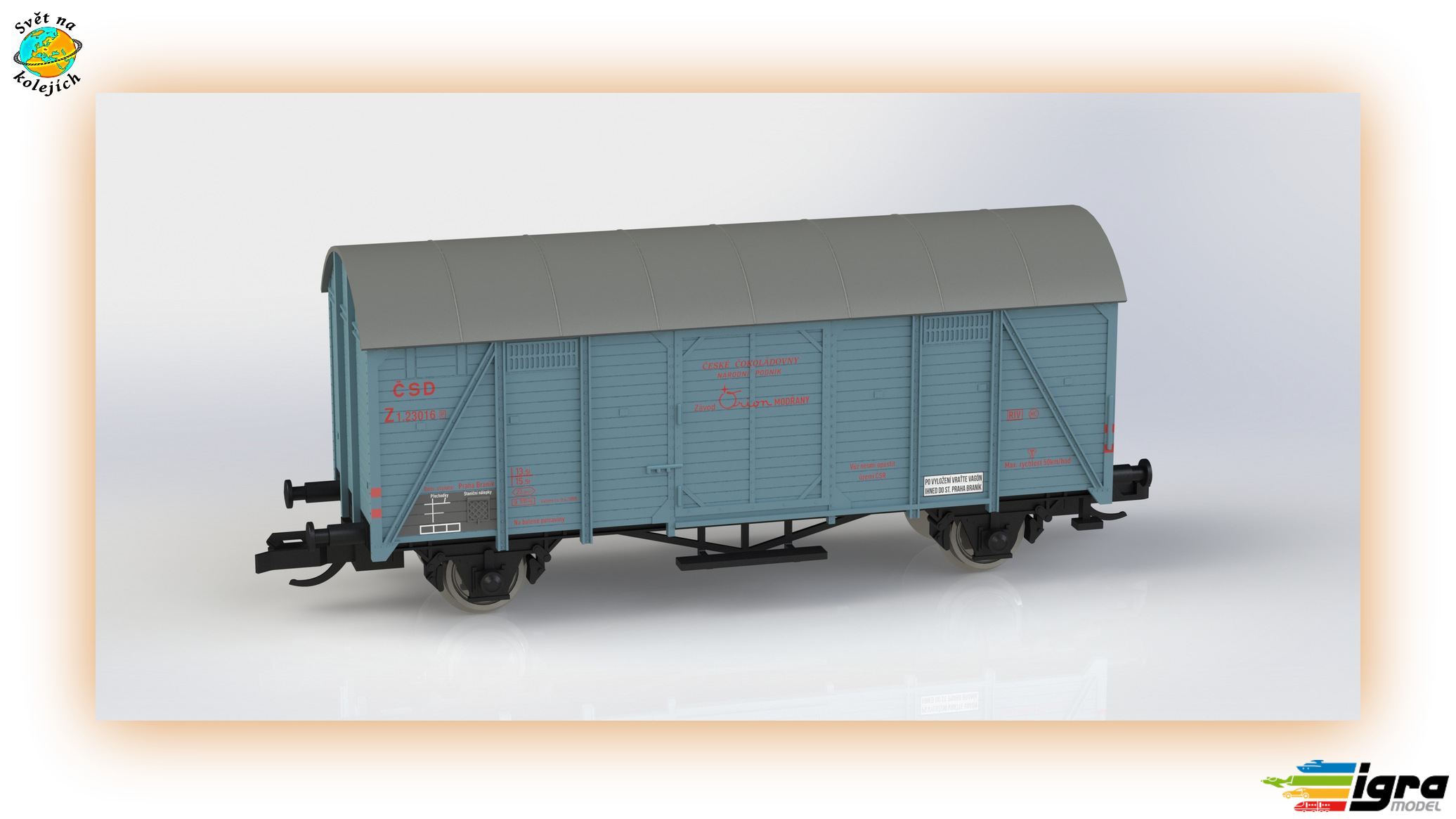 IGRA 96600014 TT - NÁKLADNÍ VŮZ Z "ČESKÉ ČOKOLADOVNY", ČSD