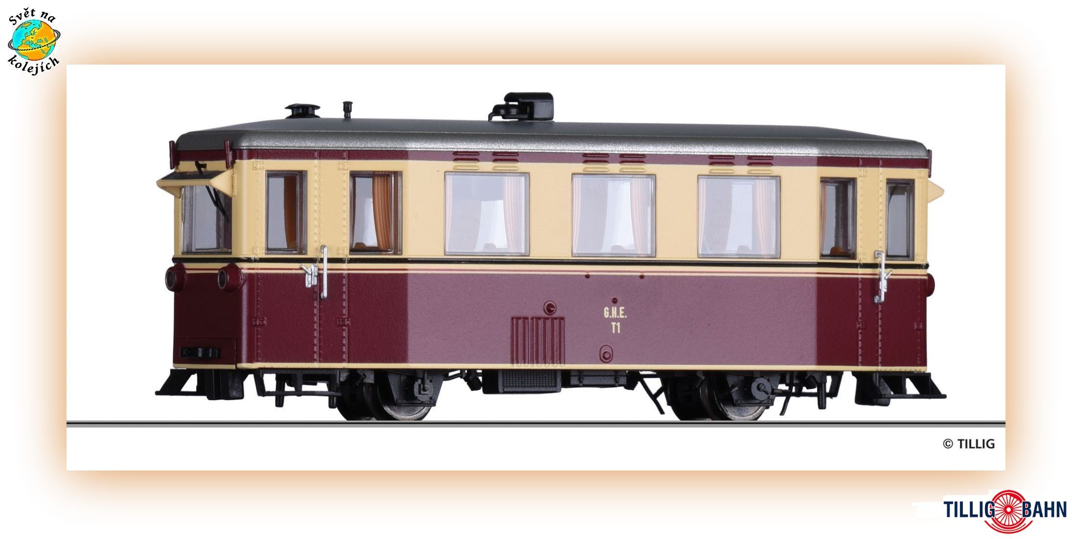 TILLIG 02954 H0e - ÚZKOROZCHODNÝ VŮZ K1,GHE