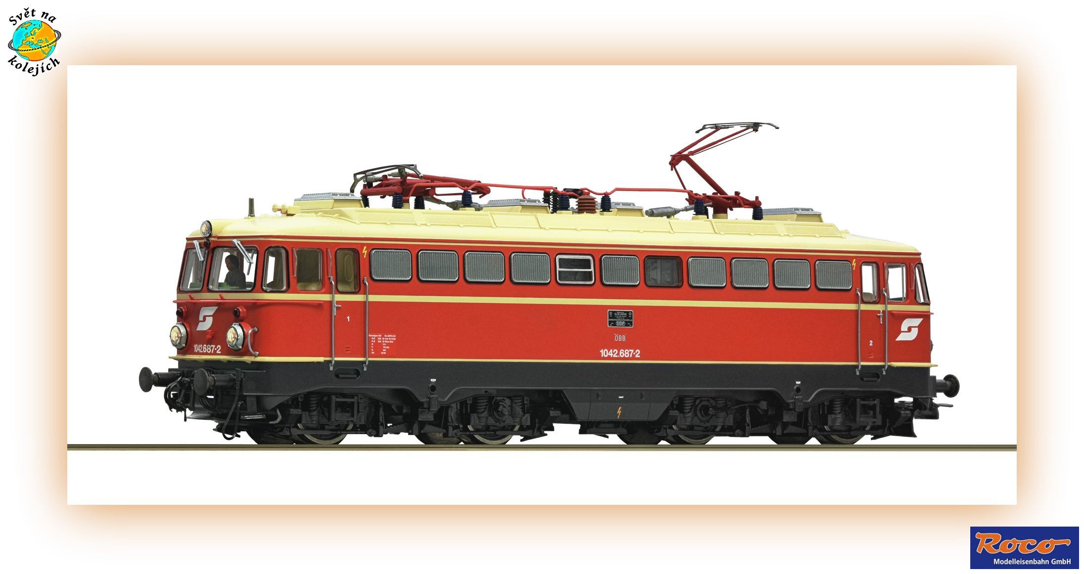 ROCO 7510201 H0 - ELEKTRICKÁ LOK. 1042.687-2, ÖBB DIGITÁL ZVUK